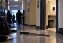 Atac cu maceta într-un liceu din Pitești. Un elev de 15 ani și-a rănit doi colegi în baia școlii